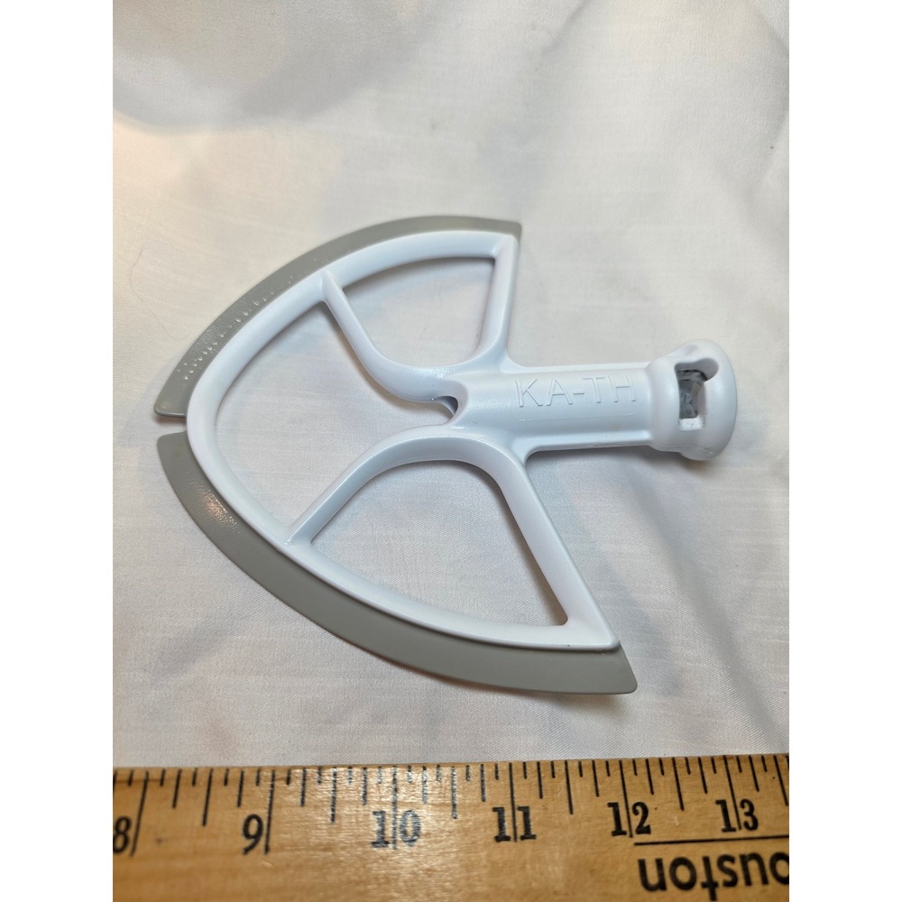 BeaterBlade KA-TH Flex Edge Beater for KitchenAid Tilt-Head Mixer White Grey